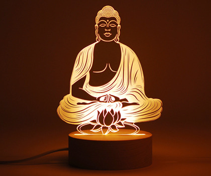 Buddhist Mood Light 02